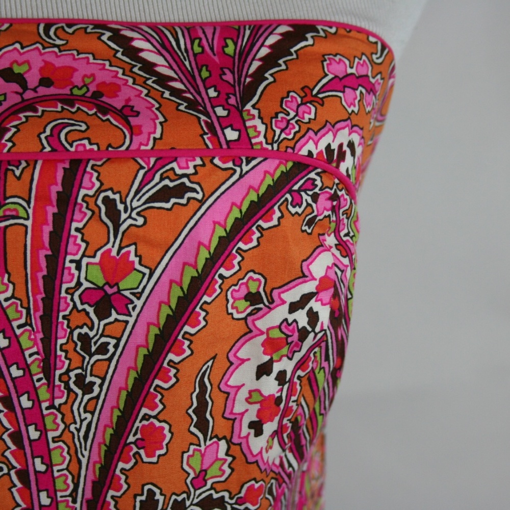 J. Crew Classic Strapless Multicolored Print - Picture 6 of 8